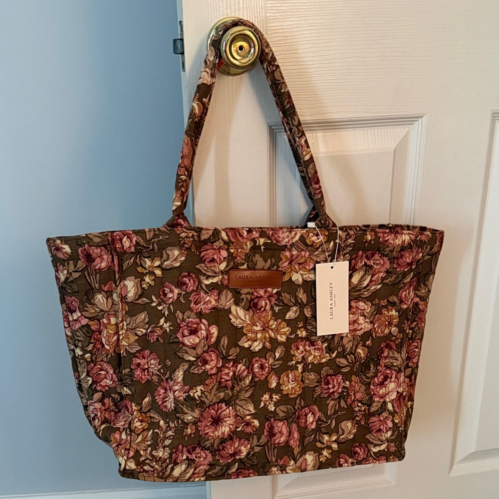 Laura Ashley Bloomsbury Tote Bag NWT